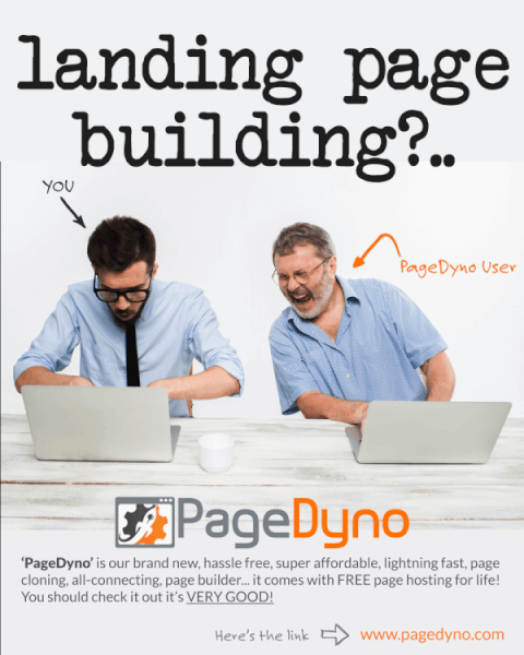 PageDyno - A lead-page creation app that lets anyone quickly and easily create high-converting lead pages in about three minutes