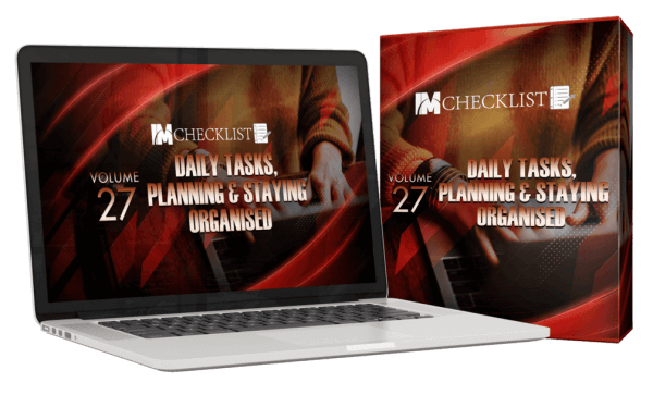 IM Checklist Volume 27 Daily Tasks, Planning & Staying Organised